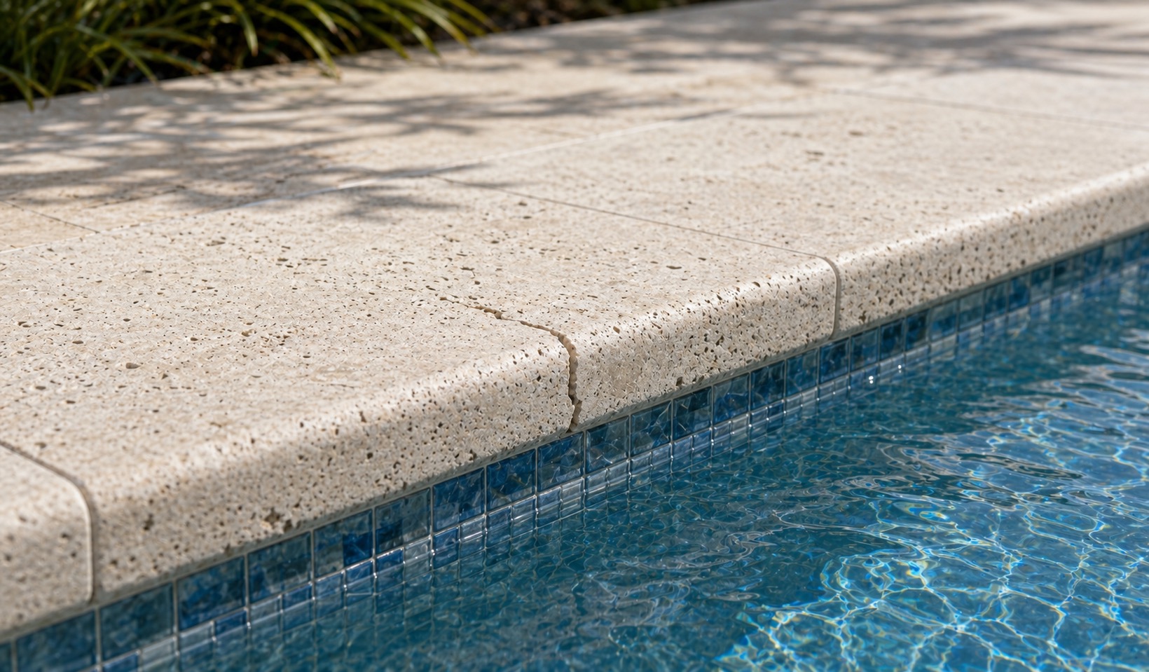 Travertine Pool Coping Repair Guide (2026): Cracked, Chipped, or Loose Coping Explained