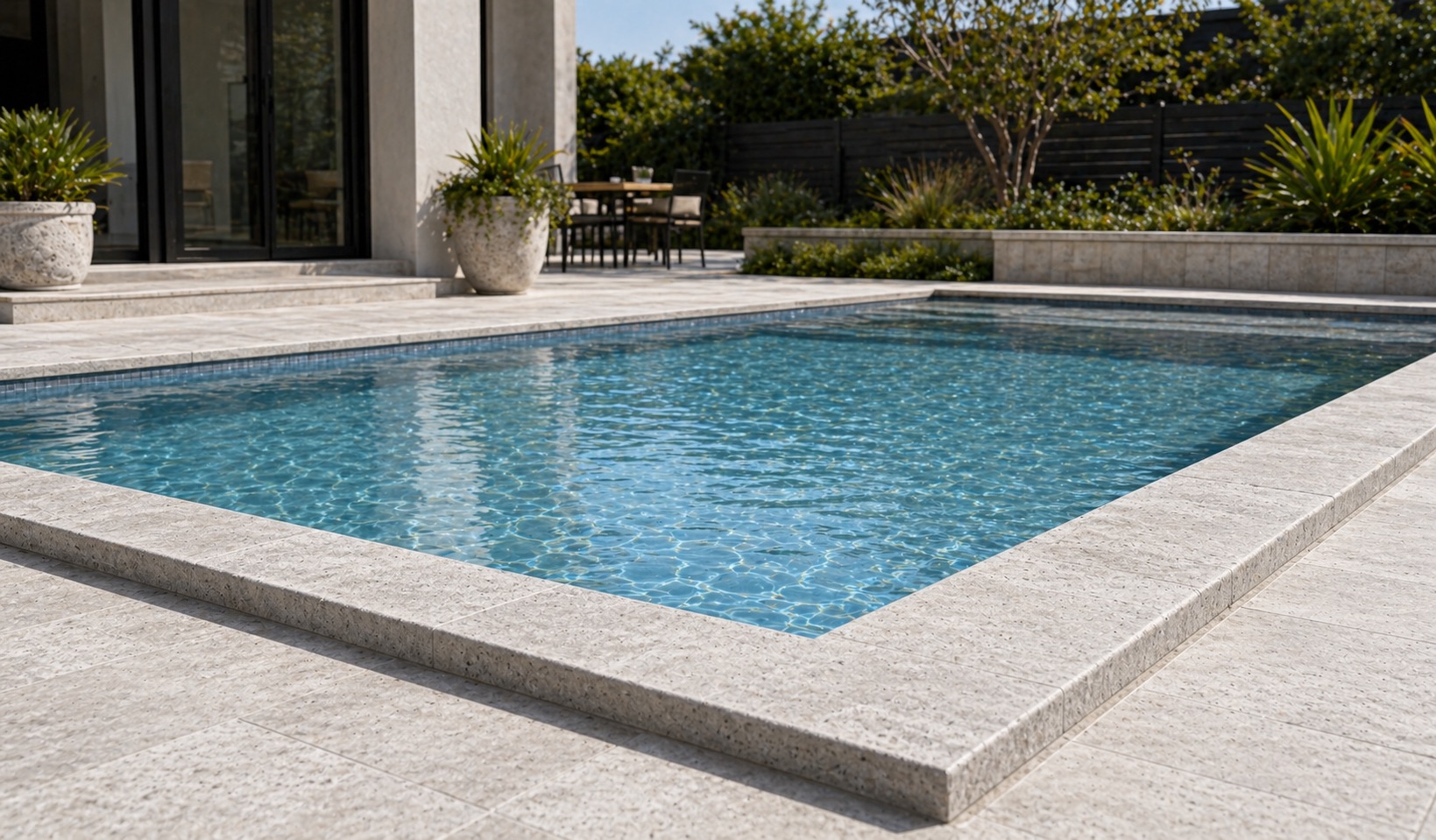 Modern Straight Edge Travertine Coping for Minimalist Decks (2026 Guide)